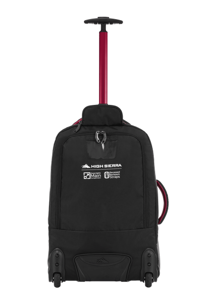 Composite 56cm Wheeled Duffle V4 (Black/Red)