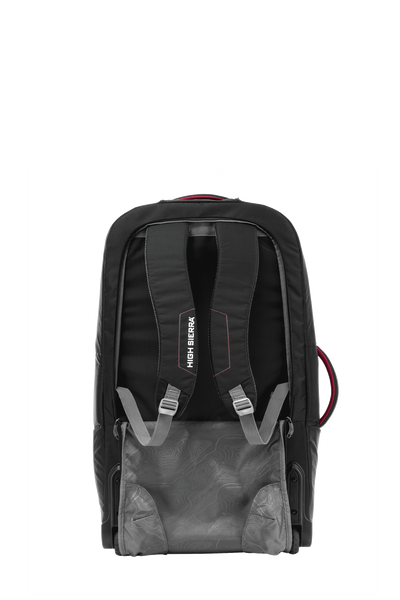 Composite 56cm Wheeled Duffle V4 (Black/Red)