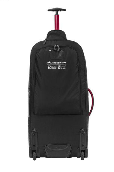 Composite 84cm Wheeled Duffle V4 (Black/Red)
