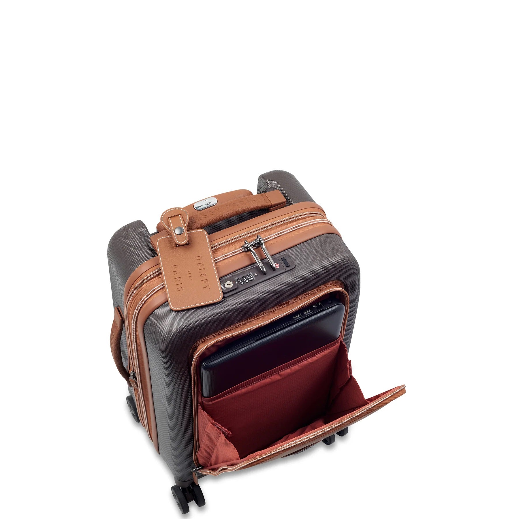 CHATELET AIR 2.0  (Brown 55CM CABIN SUITCASE - S EXPANDABLE BUSINESS)