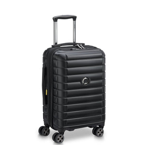 SHADOW 5.0 55CM 4 DOUBLE WHEELS EXPANDABLE CABIN TROLLEY CASE (BLACK)