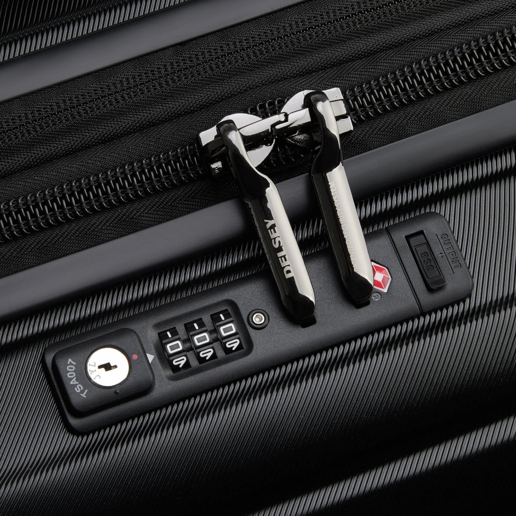 SHADOW 5.0 55CM 4 DOUBLE WHEELS EXPANDABLE CABIN TROLLEY CASE (BLACK)