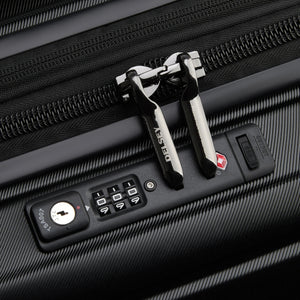 SHADOW 5.0 55CM 4 DOUBLE WHEELS EXPANDABLE CABIN TROLLEY CASE (BLACK)