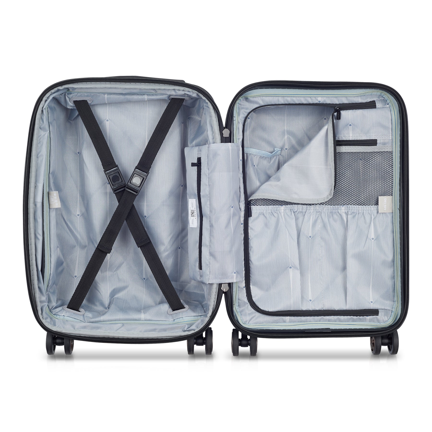 SHADOW 5.0 55CM 4 DOUBLE WHEELS EXPANDABLE CABIN TROLLEY CASE (BLACK)