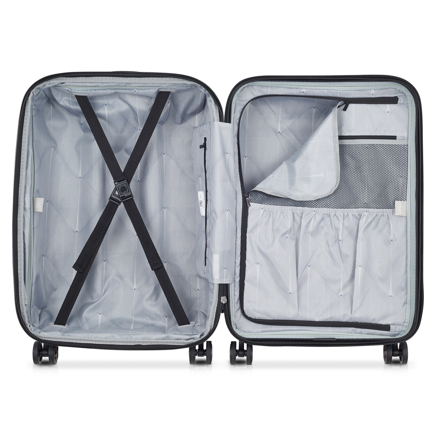 SHADOW 5.0 66 CM 4 DOUBLE WHEELS EXPANDABLE TROLLEY CASE  (BLACK)