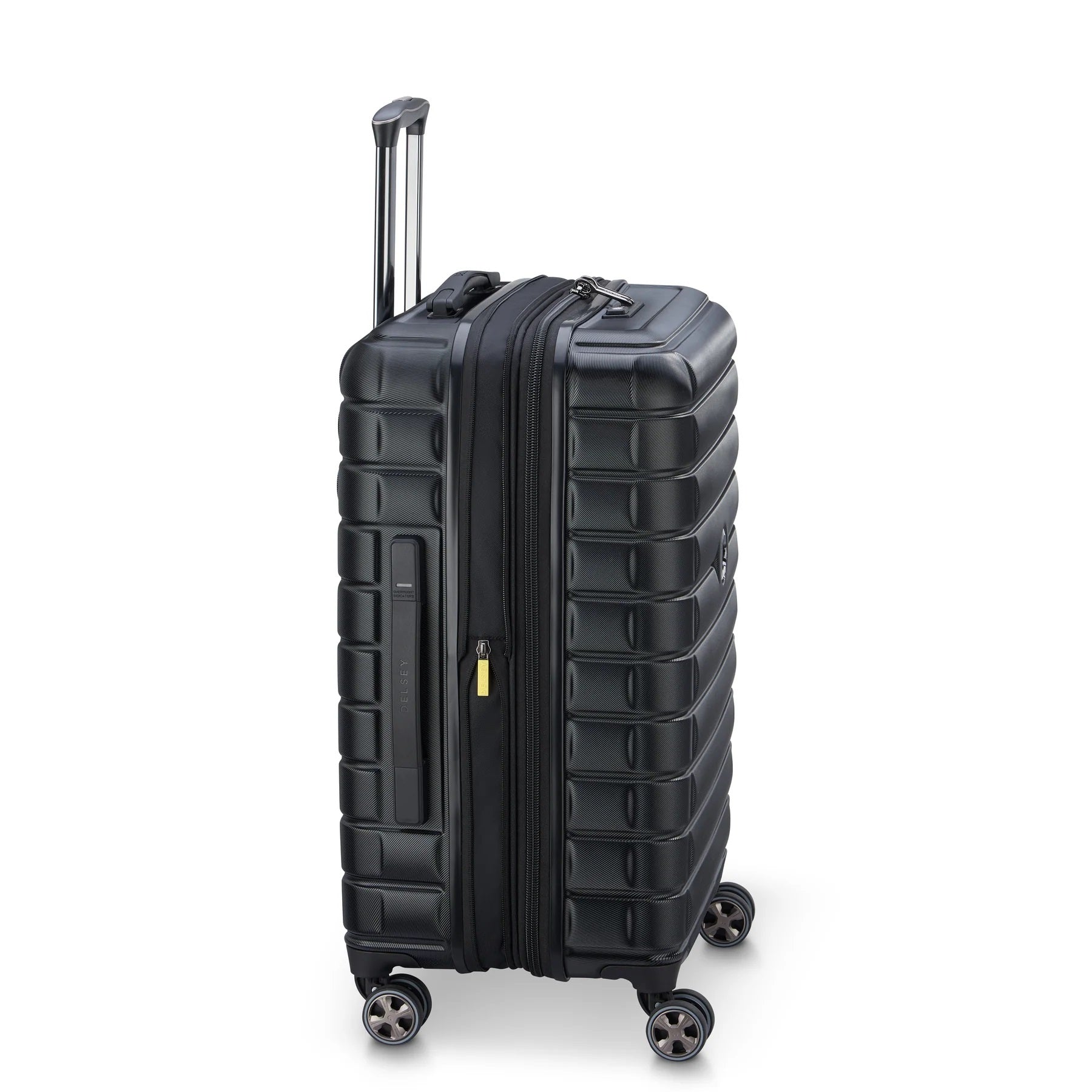 SHADOW 5.0 66 CM 4 DOUBLE WHEELS EXPANDABLE TROLLEY CASE  (BLACK)
