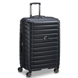 SHADOW 5.0 75 CM 4 DOUBLE WHEELS EXPANDABLE TROLLEY CASE (BLACK)