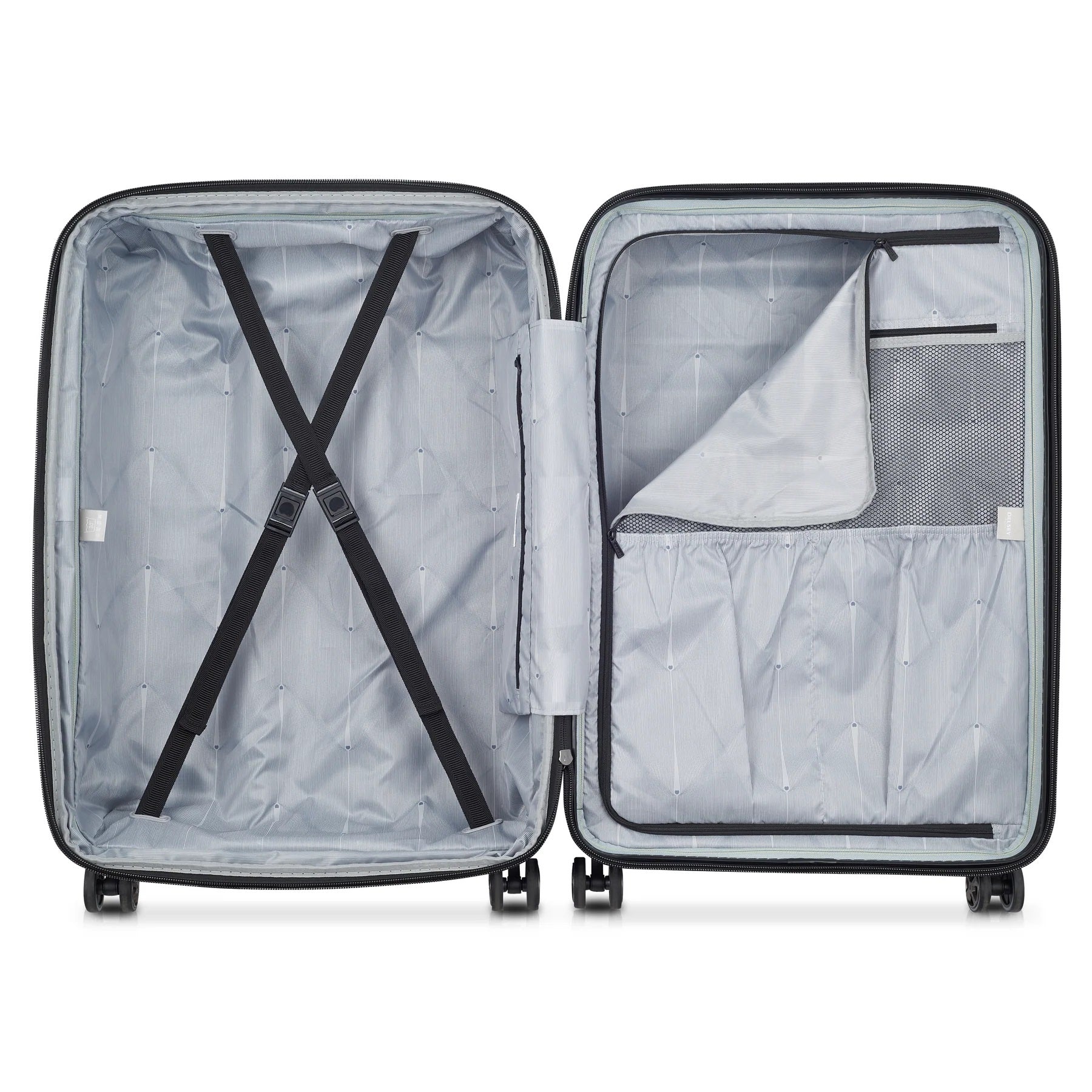 SHADOW 5.0 75 CM 4 DOUBLE WHEELS EXPANDABLE TROLLEY CASE (BLACK)