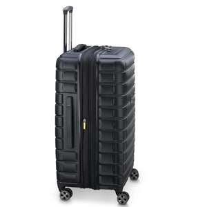 SHADOW 5.0 75 CM 4 DOUBLE WHEELS EXPANDABLE TROLLEY CASE (BLACK)