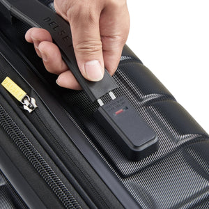 SHADOW 5.0 75 CM 4 DOUBLE WHEELS EXPANDABLE TROLLEY CASE (BLACK)