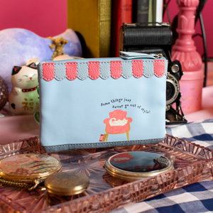 Vendula Vintage Rose Zipper Coin Purse