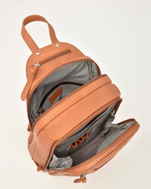 Emma Mini Leather Backpack