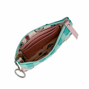 Bubble Cats Laundromat Zipper Coin Purse