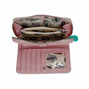 Bubble Cats Laundromat Medium Ziparound Wallet