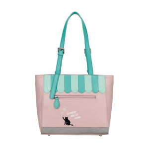 Bubble Cats Laundromat Shopper Bag