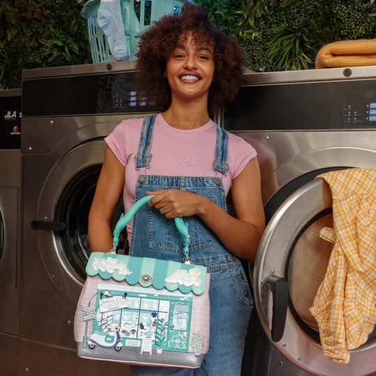 Bubble Cats Laundromat Grace Bag