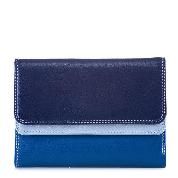 Double Flap Purse/Wallet (Denim)