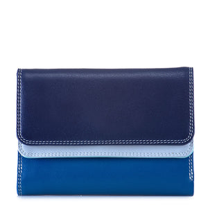 Double Flap Purse/Wallet (Denim)