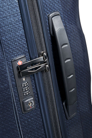 Samsonite COSMOLITE (Midnight Blue - 75 cm Spinner) - bag scene Hornsby