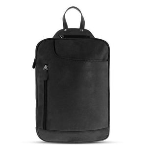 gabee EMMA Large Leather Backpack (Black) - bag scene Hornsby