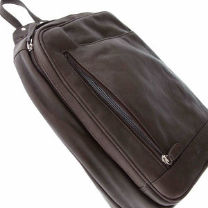 gabee EMMA Large Leather Backpack (Black) - bag scene Hornsby