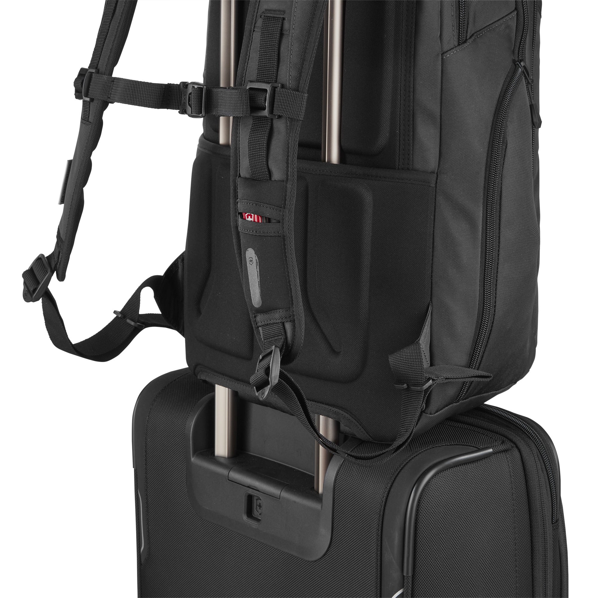 VICTORINOX Altmont Original Vertical-Zip Laptop Backpack (Black) - bag scene Hornsby