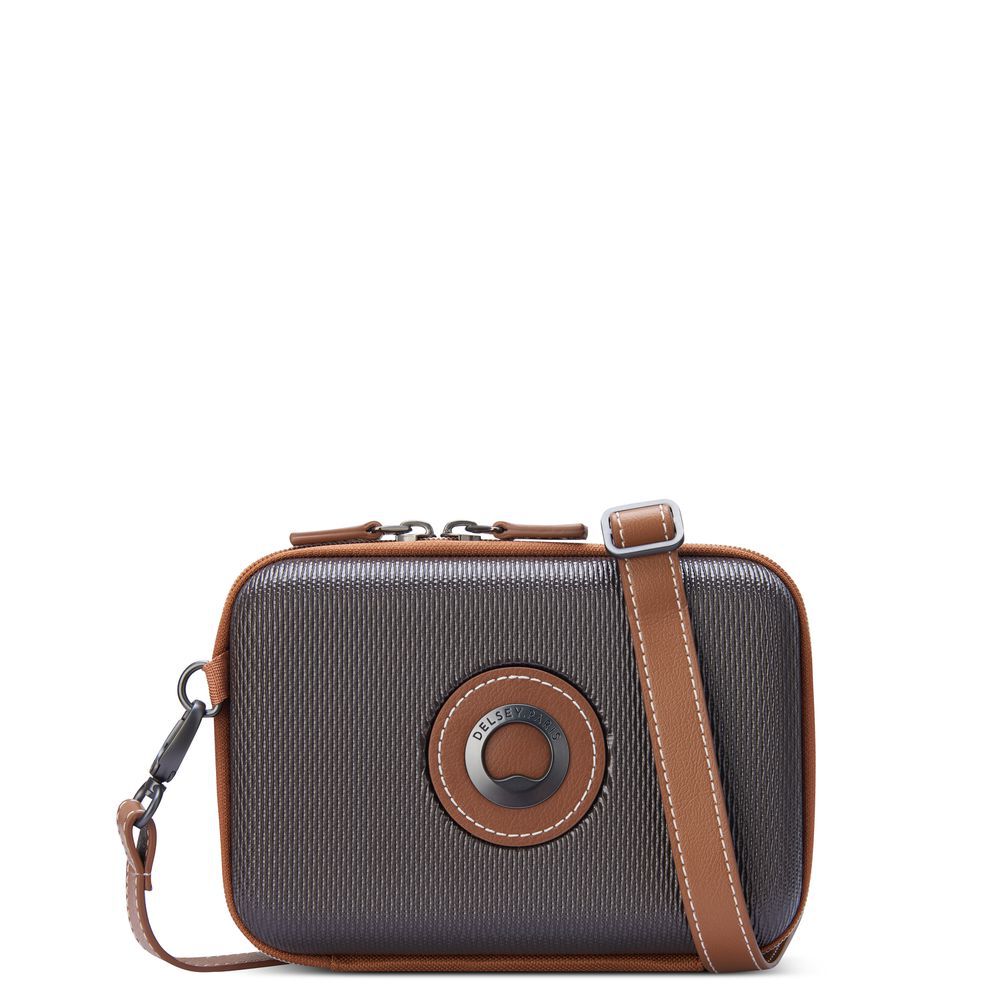 CHATELET AIR 2.0 CLUTCH (HORIZONTAL HARDSIDE MINI BAG - BROWN)