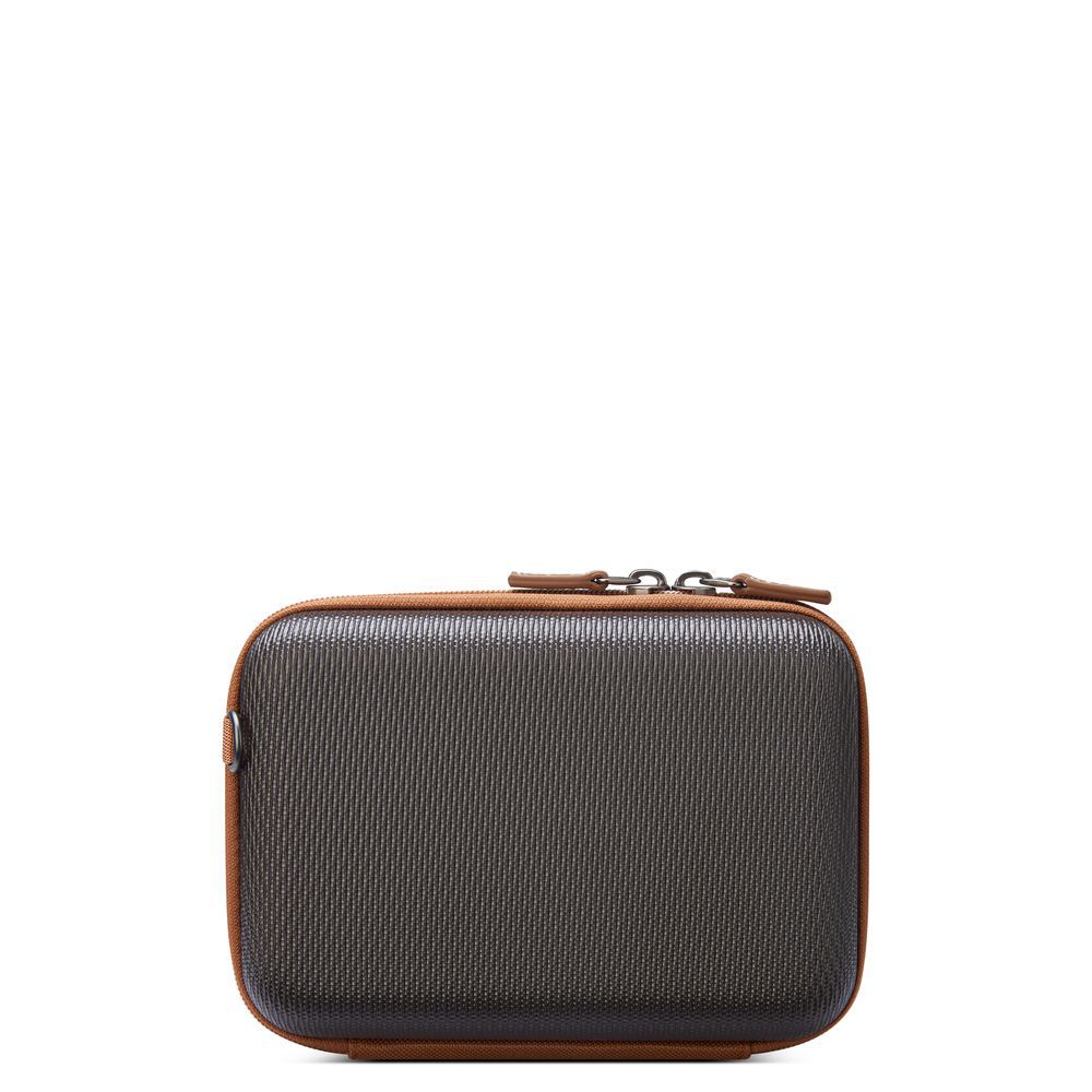 CHATELET AIR 2.0 CLUTCH (HORIZONTAL HARDSIDE MINI BAG - BROWN)