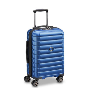 SHADOW 5.0 55CM 4 DOUBLE WHEELS EXPANDABLE CABIN TROLLEY CASE (BLUE)