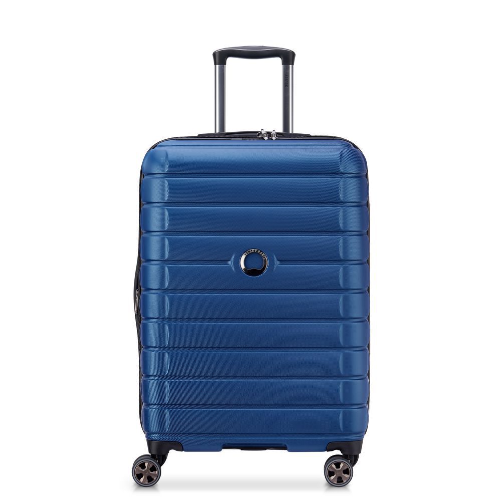 SHADOW 5.0 66 CM 4 DOUBLE WHEELS EXPANDABLE TROLLEY CASE  (BLUE)