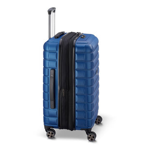 SHADOW 5.0 66 CM 4 DOUBLE WHEELS EXPANDABLE TROLLEY CASE  (BLUE)