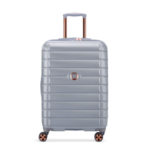 SHADOW 5.0 66 CM 4 DOUBLE WHEELS EXPANDABLE TROLLEY CASE  (Platinum )