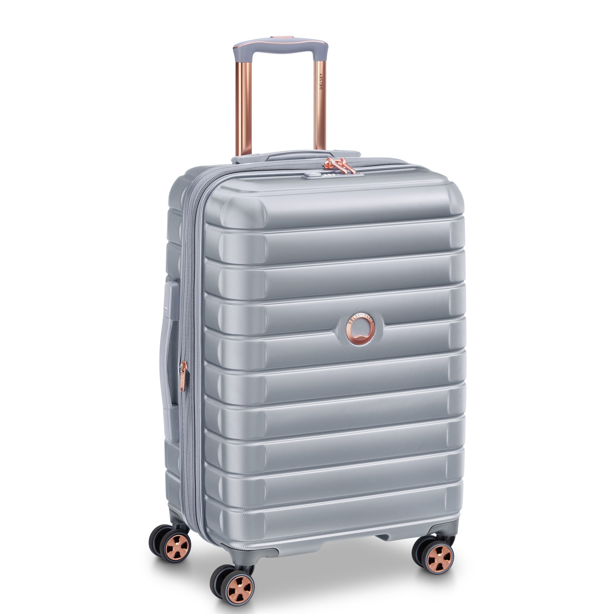 SHADOW 5.0 66 CM 4 DOUBLE WHEELS EXPANDABLE TROLLEY CASE  (Platinum )