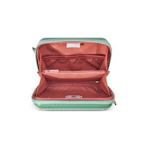 TURENNE (CLUTCH - HORIZONTAL HARDSIDE MINI BAG - Green)