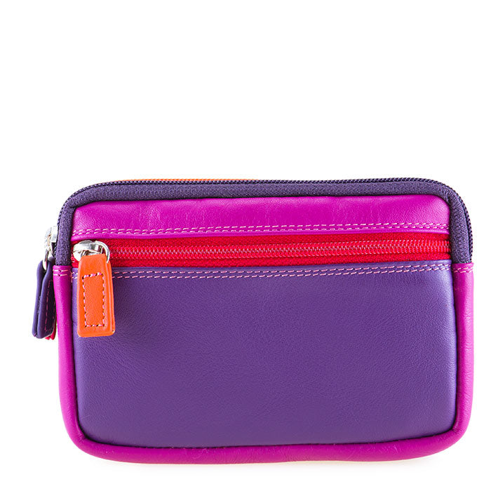 Double Zip Coin Purse (Sangria Multi)