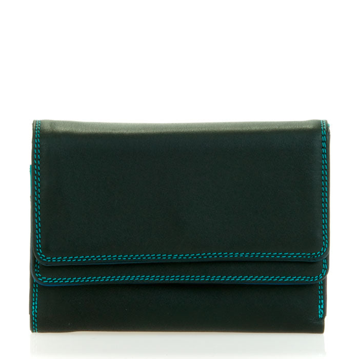 Double Flap Purse/Wallet (Black Pace)
