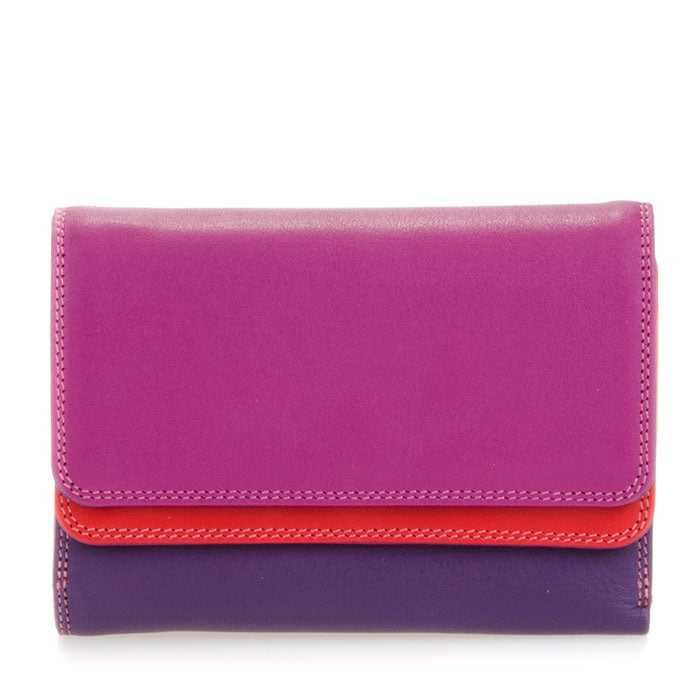 Double Flap Purse/Wallet (Sangria Multi)